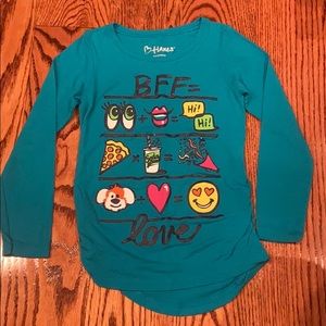 Super cute girls long sleeved t shirt